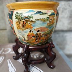 Vintage Chinese Plant Pot