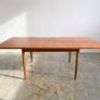 Danish Mid Century Teak Extending Dining Table & 4 Chairs Image 6