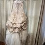 Champagne Wedding Dress & Swarovski Crystal Veil Image 7