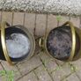 2 Antique Brass Coal Buckets Image 6