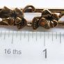 Vintage AVON Floral Bar Brooch: Gold Tone Art Nouveau Style Brooch Image 5
