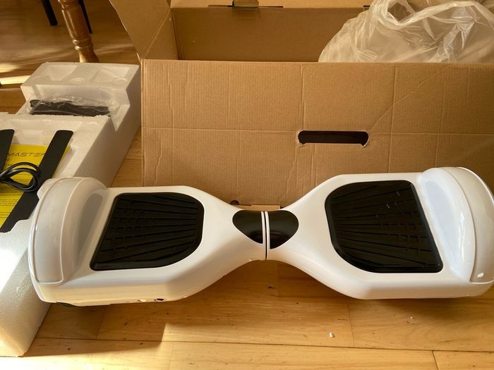 Master hoverboard street board White