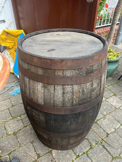 Barrel and table