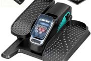 Under Desk Elliptical Machine Quiet Motorized Leg Exerciser with Smart Remote, 12-Speed Manual Programs Auto/3 Auto Programs
