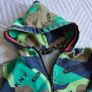 DKNY | Size 98-104 (3-4 years) | Camo Zip-Up Hoodie in Green & Blue Image 10