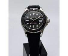 Custom Seiko Mod Black Yachtmaster Style 40mm