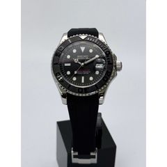 Custom Seiko Mod Black Yachtmaster Style 40mm
