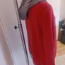 Miss Look red zipped hoodie size XL UK18 EU46 Postage included Image 3