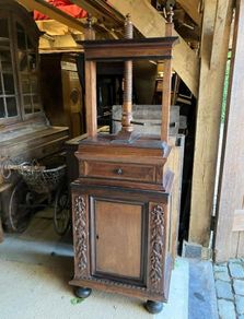 Antique book / linen press, rare piece