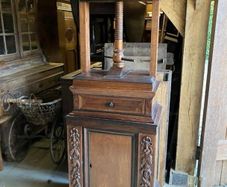 Antique book / linen press, rare piece