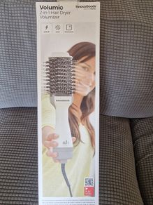 NEW InnovaGoods 1000W Ionic Volumising Hair Dryer Brush - Boxed