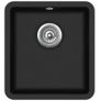 Granite Kitchen Sink Single Basin Black Image 2
