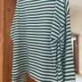 Bohemela at Shein Green Striped Sweatshirt UK 14 Image 7