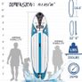 FREE EXPRESS SHIPPING Inflatable Stand Up Paddle Board, 10ft Paddle Boards for Adults with Premium SUP Paddleboard Accessories & Backpack, Wide Stable Design, Non-Slip Comfort Deck for Beginners & Experts Image 4