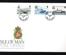 1997 Isle of Man Ships definitive high value stamps addressed First Day Cover (FDC)