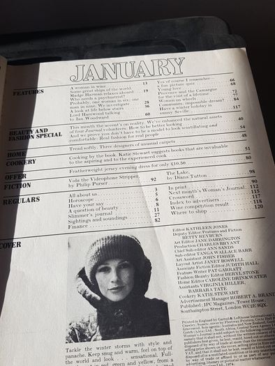 Vintage Woman's Journal Jan 1975