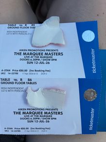 2 x Marquee Darts Tickets