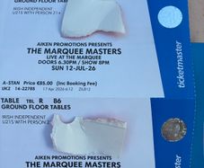 2 x Marquee Darts Tickets