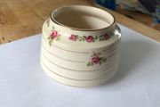 SADLER England vintage sugar bowl gold trim