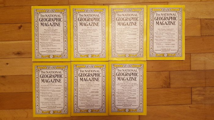 National Geographic magazines x 400 from early 20th century to 2009