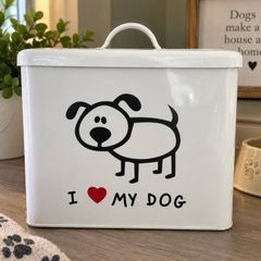 Dog Treat Storage Tin