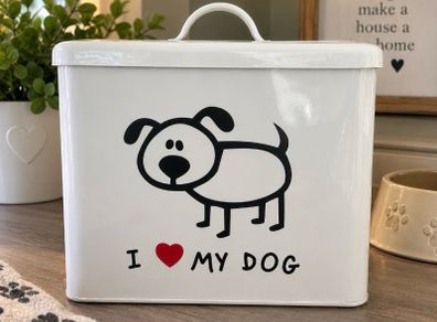 Dog Treat Storage Tin