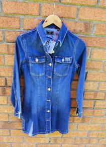 Brand New Denim Superdry Dress XS