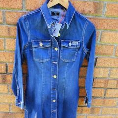 Brand New Denim Superdry Dress XS