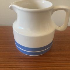 Carrigaline Blue & White Stripe Jug