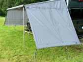2 side walls for Awning Sun + Rain Blocker - 2 side walls (left and right) 225 x 195 / 240 cm for campervan