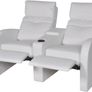 Cinema TV Chair Cinema Relaxing Chair Faux Leather 2 Seater Image 2