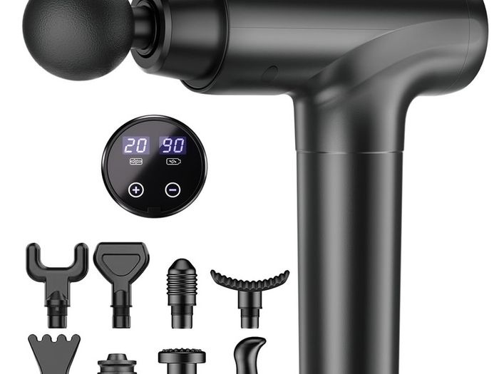 Massage Gun 20 Speeds 9 Attachments