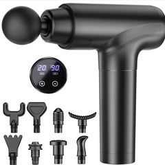 Massage Gun 20 Speeds 9 Attachments
