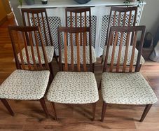 6 G-Plan MidCentury Dining Chairs