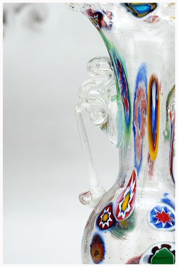 Debeaulieu Millefiori Art Glass Vase Paris