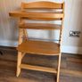 Hauck Wooden High Chair (Adjustable) + Tray Image 3