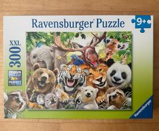 BNIP Ravensburger Exotic Animals Selfie 300 Piece Jigsaw Puzzle for Adults and Children Age 9 Years +