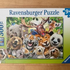 BNIP Ravensburger Exotic Animals Selfie 300 Piece Jigsaw Puzzle for Adults and Children Age 9 Years +