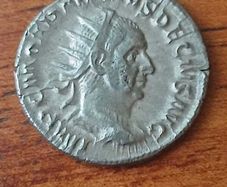 Silver Roman Coin - Trajan Decius