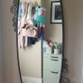 black iron mirrors and table Image 3