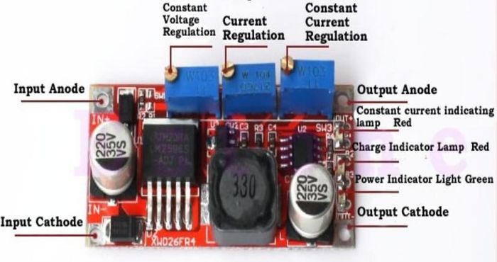 LM2596S DC-DC Adjustable Step-Down Power Supply Module