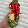 Jakks Pacific Netflix Sonic Prime Gnarly Knuckles Boscage Maze approx. 14 cm. Used Please see photos Image 8
