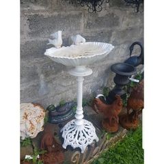 Cast Iron Bird Bath Tall H35