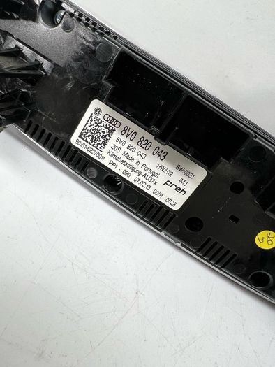 Audi A3 2014 Heater Control Sportback 8v Heater Panel Air Con 8v0820043 A2l6b1s