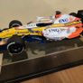 A 1:6 scale (32 inches long Formula 1 car) limited edition model of the 2007 Season ING Renault R27 F1 Team car Image 7