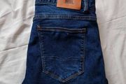 diesel stretch denim Size 30/34 zip fly navy in like new condition