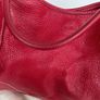 Furla Red Pebbled Leather Tote Bag Image 2