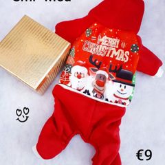 Small dog Christmas outfit