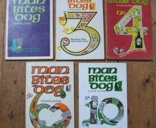 Man Bites Dog Books x 5 - Donal Foley - Vintage Irish humor Books