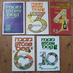 Man Bites Dog Books x 5 - Donal Foley - Vintage Irish humor Books